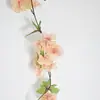 Cipós de Cerejeira Simulados com Folhas Enrolados em Tubos de Ar Condicionado, Tiras de Flores de Cipó, Cipós de Flores Artificiais, Cipós de Flores Decorativos