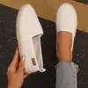 Zapatos de tela transpirables de estilo pescador planos de moda y versátiles para mujer, nuevos zapatos de tela del viejo Pekín para primavera-verano 2026 para mujer
