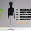 Modelo infantil preto adereços loja de roupas infantis prateleira de roupas infantis boneca de vitrine manequim infantil de corpo inteiro suporte de exibição