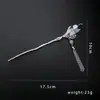 Acessórios de Cabelo Hanfu Estilo Antigo, Grampos de Cabelo Versáteis de Liga Metálica com Franjas Retrô, Enfeites para Coques, Grampos de Cabelo Estilo Chinês Novo para Atacado