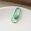 Ganchos de Porta de Liga de Zinco Pintados Coloridos, Pequenos Ganchos de Porta em Forma de U, Chaveiros, Mosquetões de Mola para Cães, Acessórios para Joias DIY