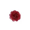 Accesorios de Tela Hechos a Mano con Borde Cosido, Estilo Coreano, Cielo Estrellado Pequeño, Tul, Flor de Rosa para Ropa, Zapatos, Sombreros, Accesorios para el Cabello y Decoraciones