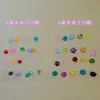 Tubo Blando de Vidrio de Color de 2 mm Fibra de Vidrio Nostálgica Envuelto en Hilo Tejido a Mano Plástico Tejido Pez Pequeño Tubo Blando Vacío