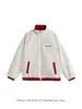 Directo de Fábrica Retro Doble Cara Impermeable Cuello Chaqueta Hombres Marca de Moda Holgada Pareja Versátil Casual Deportiva