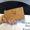 Bolsa para Monedas de Cuero Genuino al por Mayor Transfronteriza de Fábrica para Mujer, Cartera de Piel de Vaca con Cremallera, Portamonedas Simple y Compacto