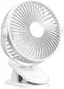 Ventilador de Clip para Escritorio de 6 Pulgadas para Cama u Oficina Ventilador de Refrigeración Mini Portátil Alimentado por USB con Ángulo Ajustable y Flujo de Aire Fuerte Ventilador Personal Compacto de Mesa para Dormitorio de Residencia Oficina y Viajes