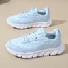 Sapatos Femininos Cross-Border Sapatos de Colagem a Frio Respiráveis Casuais Esportivos Solado Macio Confortáveis para Uso Externo Versáteis Tênis para Corrida Brancos