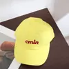 Gorra de Béisbol con Bordado de Letra Cmin para Primavera y Otoño, Protección Solar, Versátil y Adelgazante para Niños y Niñas