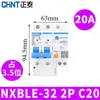 Disjuntor de Ar Chint Nxble com Circuito de Proteção contra Vazamento 1P2P3P4P Doméstico N Proteção contra Vazamento de Ar 32A63A