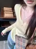 Elegante jersey de punto morado con cuello semiabierto para mujer, diseño de principios de otoño, único y estiloso, suave y cómodo