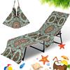 Funda para silla de playa transfronteriza funda para silla de playa de microfibra impresión digital 3D serie mandala