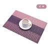 Conjunto de Jogos Americanos Ningxin Transfronteiriços, Tapete de PVC com Isolamento Térmico, Porta-Copos com Padrão de Bambu, Caminho de Mesa para Restaurante, Jogos Americanos Estilo Ocidental, Novo Conjunto de Utensílios de Mesa