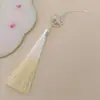 Colgante de borla degradado de gato nuevo Guanshan Yue 12CM Espiga Cheongsam Hanfu Ropa para niños Colgante Colgante colorido