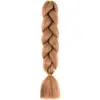 Trenzas Grandes de Fibra Sintética de Comercio Exterior, Trenzas de Colores, Peluca, Cabello para Trenzas Jumbo, Rastas Africanas, Cabello para Crochet