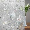 Película de Vidrio Tulipán Electrostática al por Mayor Película de Privacidad para Ventana de Sala de Estar Pegatina de Vidrio Estampada Colorida Engrosada Personalización