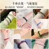 Pulsera de Cristal Natural Pulsera Wenwan Citrino Ágata Ojo de Gato Perlas Cristal de Fresa Amatista Pulsera Roja del Sur