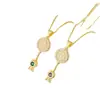 Collar Colgante de Caramelo Chapado en Cobre Nuevo y Popular Transfronterizo para Mujer Circonita Microincrustada Joyería de Moda Elegante de Alta Gama