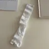 Calcetines de Verano Finos para Mujer con Dedos Separados, Calcetines Transpirables de Malla Ligeramente Transparentes para Dos Dedos, Calcetines Holgados de Color Sólido JK hasta la Pantorrilla, Calcetines Largos Holgados