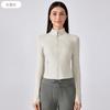 Ropa de yoga para mujer, otoño e invierno, nueva chaqueta, abrigo, top deportivo ajustado de manga larga, DAW177