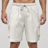 Pantalones cortos de trabajo para hombre estilo americano de cinco puntos, de tiro medio, corte holgado, transpirables, multibolsillos, casuales, deportivos, shorts de playa, transfronterizos de Amazon