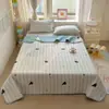 Juego de tres piezas de cubierta de cama de algodón puro, sábana de cama acolchada de una pieza totalmente de algodón, cubierta de tatami kang, antideslizante, nuevo modelo 2026, apto para todas las estaciones