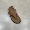 Com uma Saia~ Sandálias Flip-Toe Espinha de Peixe Retrô para Mulheres, Novo Estilo Verão 2026, Sandálias Casuais Romanas de Solado Grosso para Férias