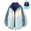 Chaqueta de vuelo informal de moda para hombre, reversible, estilo americano, para primavera y otoño, corte holgado, marca de moda, chaqueta exterior para pareja