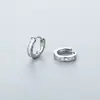 Pendientes de fila de diamantes clásicos de moda europea y americana transfronterizos para mujer, personalidad, versátiles, de aro, de cobre con diamante, pendientes exquisitos de nicho