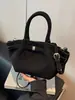 Bolso de Mano Vintage tipo Dumpling de Ante Mate para Mujer Otoño/Invierno 2024 Bolso de Mano de Alta Gama Gran Capacidad Bolso de Hombro Cruzado Tote