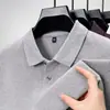 Algodão Puro Contas Grossas Verão Gola Lapela Manga Curta Top de Negócios Polo de Luxo Leve Casual Fresco Confortável Moderno Dropshipping