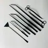 Pinzas para Plantas Acuáticas de Acero Inoxidable, Pinzas para Plantas Acuáticas 25cm-48cm, Pinzas Curvas, Pinzas para Acuario