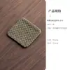 Posavasos de Tela Estilo Chino Retro Patrón de Cuadros de Algodón y Lino, Manteles para Tazas de Té, Manteles para Tetera, Manteles Aislantes de Calor para Mesa de Té del Hogar, Accesorios para Juego de Té