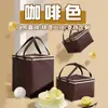 Bolsa Térmica para Pasteles Personalizada Bolsa Tote Térmica de Papel de Aluminio Bolsa Térmica Impermeable Laminada Bolsa Térmica para Postres para Llevar