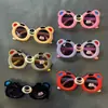 Gafas de Dibujos Animados para Niños y Niñas, Oso Fresa, Gafas de Sol Fotográficas UV para Niños, Lindas Gafas de Sol de Osito