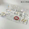 Base de Exhibición de Pulseras de Joyería Acrílicas Transparente Almacenamiento de Joyería Bandeja para Pulseras Joyería Pendientes Accesorios para Fotografía