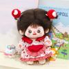 En stock Venta al por mayor 20cm Muñeca de algodón Vestido Lolita Traje de sirvienta Muñeca Estrella Ropa de muñeca