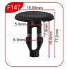 Adecuado para funda de coche algodón aislante del calor hebilla algodón insonorizante clip clavo fijador de placa de PC F147