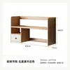 Estante de Mesa Prateleira de Mesa Rack de Armazenamento em Camadas Rack de Armazenamento Doméstico Rack de Armazenamento para Estação de Trabalho Organizador de Mesa Estante Simples