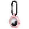 Adecuado para Apple AirTags Dispositivo Antiperdido Patrón de Fibra de Carbono Hebilla de Montañismo Rastreador de Posicionamiento Bluetooth para Exteriores Cubierta Protectora