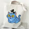Bolsa de Lona con Estampado de Tigre para Grupo de Chicas Coreano Kpop 35X40 Bolso de Hombro Tote Diario Bolsa de Compras 0925-6