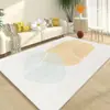 Sofá Nórdico Avançado Moderno Luxo Leve Casa Sala de Estar Simples Mesa de Centro Tapete Grande Quarto Lateral Tapete Casamento