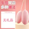 Produtos para Adultos Masturbação Feminina Ovo Vibratório Roupa Íntima Silenciosa Saída Estimulação Clitoriana USB Frequência Variável Ovo Duplamente Vibratório