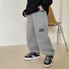 Ropa para niños Haima Pantalones para niños con forro polar Niños 2025 Invierno Nuevo Pantalones casuales Pantalones deportivos de otoño e invierno para niños Moderno