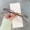 Monturas de Gafas Lisas Decorativas Estilo Business, Gafas Clásicas de Moda Sin Graduación, Gafas Fotocromáticas Anti-Luz Azul para Comercio Transfronterizo