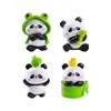 Micro-Paisagem Criativa Fofa Sapo Panda Boneca DIY Decoração Acessórios Pendurados Mini Carro Enfeites de Mesa
