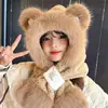 Gorro de Invierno a Prueba de Viento y Frío Cálido tipo Lei Feng para Ciclismo, Suéter para Vehículo Eléctrico, Bufanda de Felpa para el Cuello, Gorro Todo en Uno