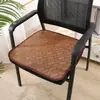 Cojín de Verano Almohadilla Fresca Antideslizante Cuadrado Nuevo Estilo Chino Esterilla de Ratán de Verano Cojín para Silla de Comedor Cojín para Coche Cojín para Estudiante Cojín para Sofá