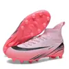 Zapatos de Fútbol Transfronterizos Dropshipping, Zapatos de Clavos Largos Ag Multiclavos, Deporte para Adultos Competición al Aire Libre Entrenamiento Zapatos de Fútbol para Niños, C. Ronaldo