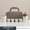 Juego de Té Pequeño para Viaje, Set Pequeño para Uso al Aire Libre, Tetera y Taza Portátil Personal, Taza Portátil de Cerámica de Preparación Rápida