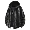 Chamarra Enbu, talla europea extragrande, forrada de polar y engrosada, chamarra de invierno para hombre, cárdigan, prenda exterior holgada